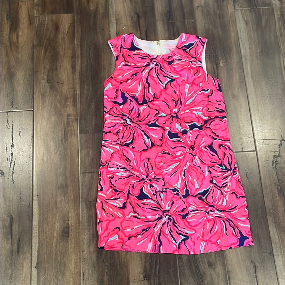 Lilly Pulitzer Pink Floral Dress